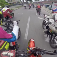 En Colombia los tienen cuadrados y este on-board de Reinel Gómez lo demuestra