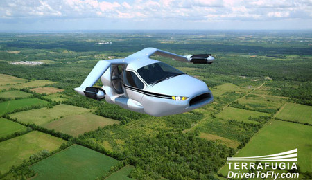 Terrafugia TF-X, un futuro eléctrico volador