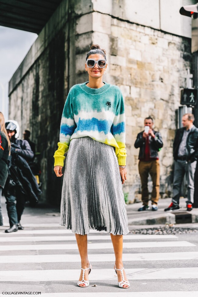 Pfw Paris Fashion Week Ss17 Street Style Outfits Collage Vintage Valentino Balenciaga Celine 38 1600x2400