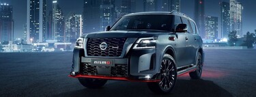 El Nissan Patrol Nismo es un mastodonte V8 de 428 hp y puesta a punto deportiva... dentro de sus capacidades, claro