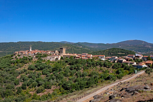 Pueblo Medieval Miranda Del Castanar Salamanca