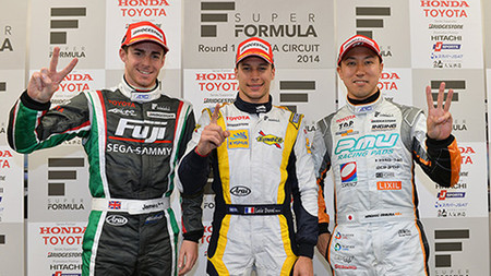 Podio Suzuka 2014 Super Fórmula