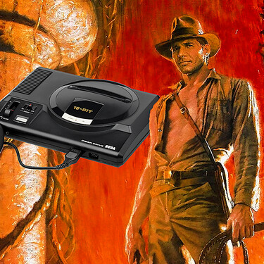 Indiana Jones Retro Game Sega Mega Drive