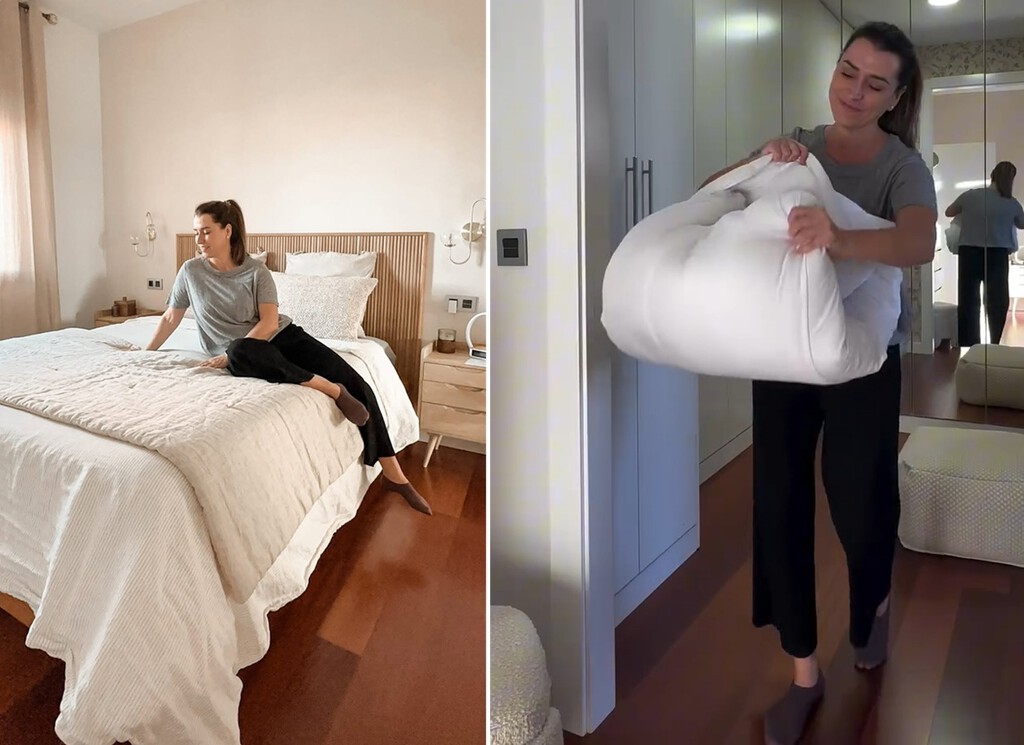 María Lourdes, experta en limpieza: "Para no tener que lavar el nórdico a la tintorería, la clave está en el detergente y en la forma de tenderlo" 