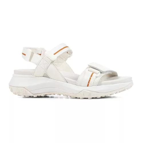 Geox D Sorapis + Grip B, Sandalias Deportivas Mujer, Blanco, 35 EU