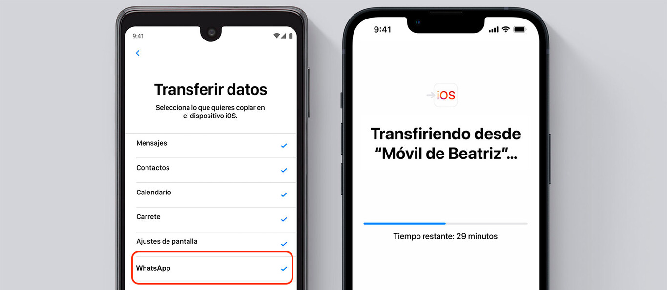 Pasar WhatsApp de Android a iOS Apple facilitará la migración de todos