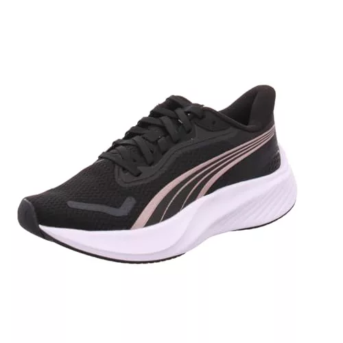 PUMA Pounce Lite, Zapatillas para Correr de Carretera Unisex Adulto, Black Rose Gold, 42.5 EU