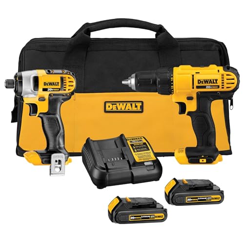 Taladro atornillador y llave de impacto DEWALT