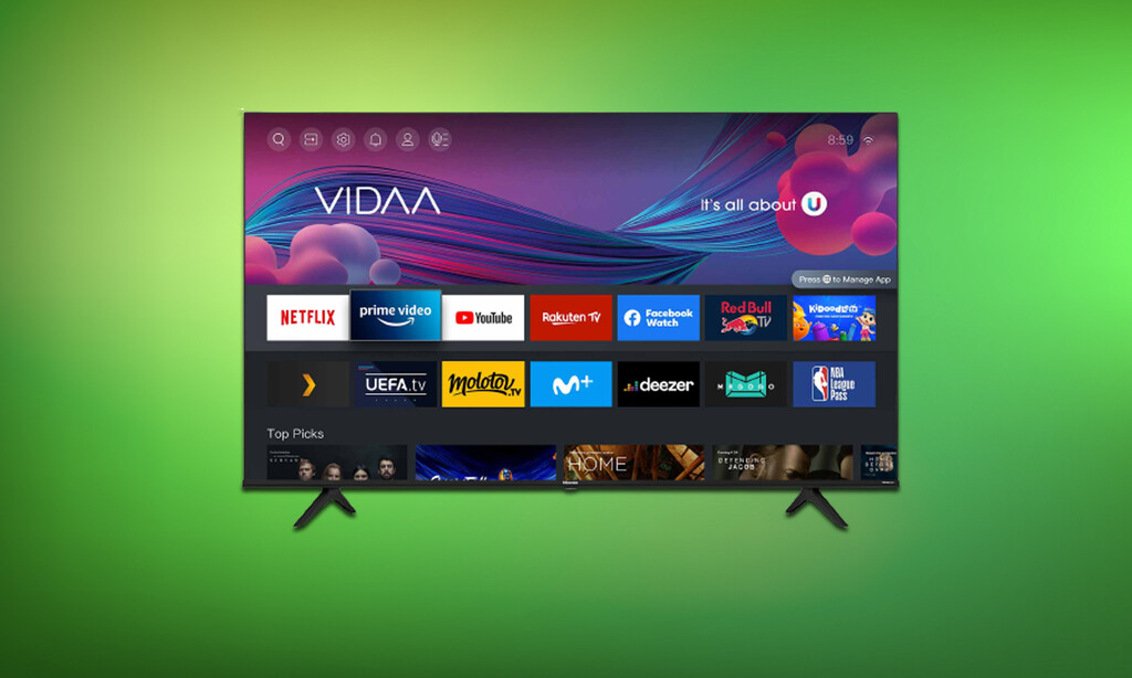 Esta Smart TV Hisense de 55