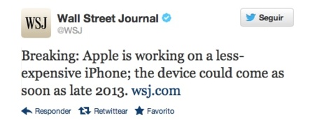 Apple estaría trabajando en un iPhone más económico según The Wall Street Journal