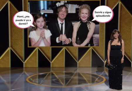 ¡Foto de familia (Addams)! Las hijas de Nicole Kidman, protagonistas de los Globos de Oro por esta curiosa imagen