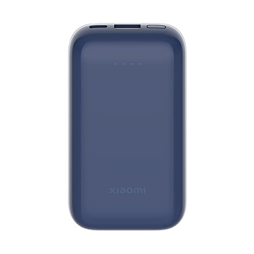 Xiaomi 33W Power Bank 10000 mAh Pocket Edition Pro - Power Bank con Carga rápida máxima de 33W, Carga rápida bidireccional de Tipo C, 21700 Celdas, Azul (Versión ES + 3 años de garantía)