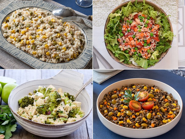 Ensalada de arroz: las 17 mejores recetas, fáciles y para cualquier momento del año