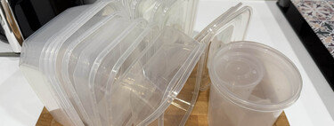 Estaba tirando los tuppers de Mercadona y El Corte Inglés. Son un tesoro cuando los uso así 