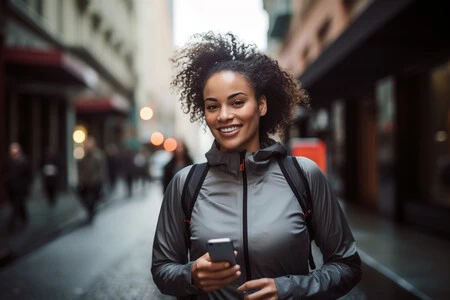 Andreoti89 A Young Woman In A Jogging Suit Walks Purposefully T E776d68a 2349 4d06 93d4 511015e43405