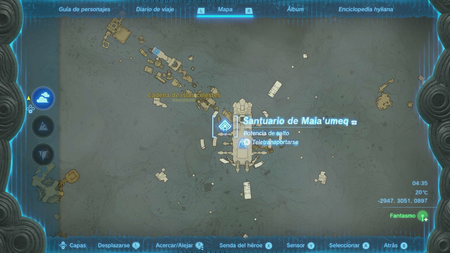 Zelda TOTK Maia'umeq ubicación