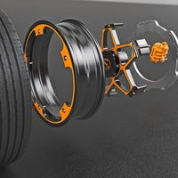Continental presentó un nuevo concepto de rueda para autos eléctricos