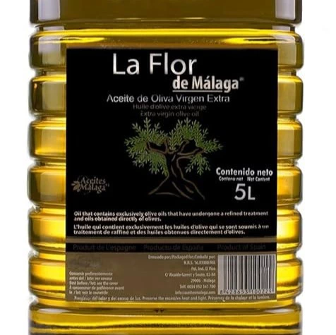 Aceite De Oliva Virgen Extra La Flor De Malaga 5 Litros Garantizado Recién Enlatado