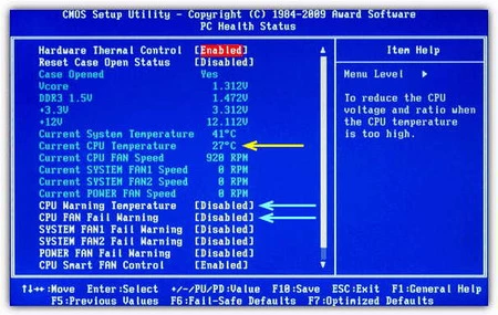 Bios Health Status