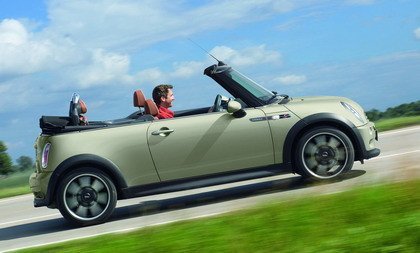 Mini Cooper Convertible Sidewalk