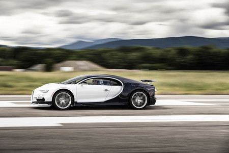 Bugatti Chiron prueba