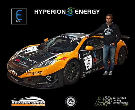 Andy Soucek participará en la cita de la Blancpain Endurance Series en Navarra