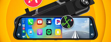 Este espejo retrovisor es tan completo que hasta tiene Apple CarPlay y Android Auto: lo mejor es que no cuesta más de 899 pesos