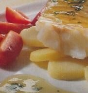 Bacalao a la vinagreta de limón