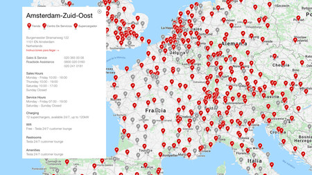 Supercargador Tesla Alojamiento