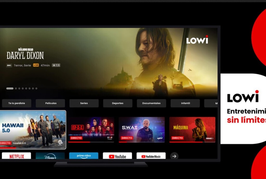 Lowi TV ya está aquí: llega con más de 100 canales de televisión por 5 euros al mes y decodificador con Android TV 