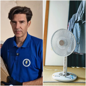 Manuel Amate, electricista: "Si podemos prescindir del aire acondicionado, mejor. Un ventilador consume diez veces menos" 