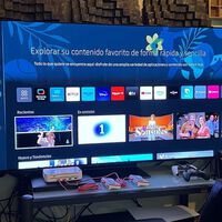No sale en ajustes, pero puedes comprobar la velocidad de Internet que le llega a tu tele Samsung. No se tarda casi nada
