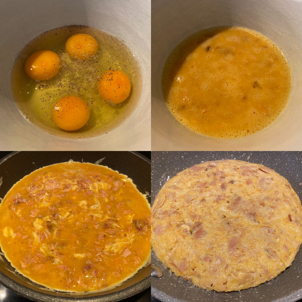 Tortilla de atún, receta básica de cocina tradicional, fácil y deliciosa
