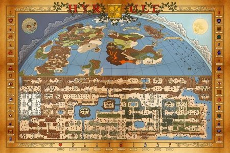 Imagen de la semana: excelente mapa del primer 'Zelda'