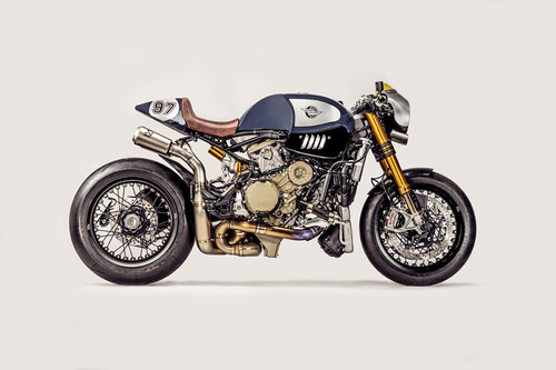 No es roja y es Ducati, esta Panigale R "The Blue Shark" te va a romper todos los esquemas