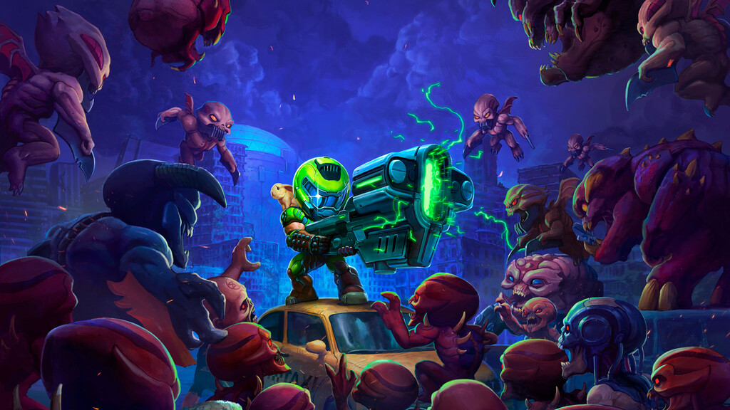 Mighty DOOM: la masacre demoníaca de Doomguy chiquito es más divertida de lo que esperaba Mighty DOOM: la masacre demoníaca de Doomguy chiquito es más divertida de lo que esperaba
