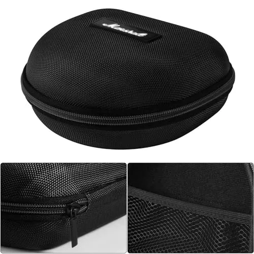Funda Major V, Estuche Protector Compatible con Marshall Major IV/Major III/Major II/Major I/Monitor II ANC Auriculares, Bolsa de Transporte con Cierre