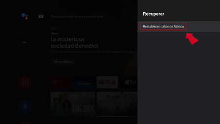 Borrar Android Tv 4