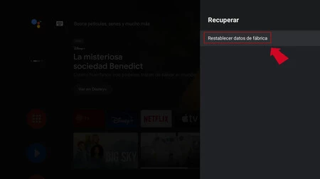 Borrar Android Tv 4