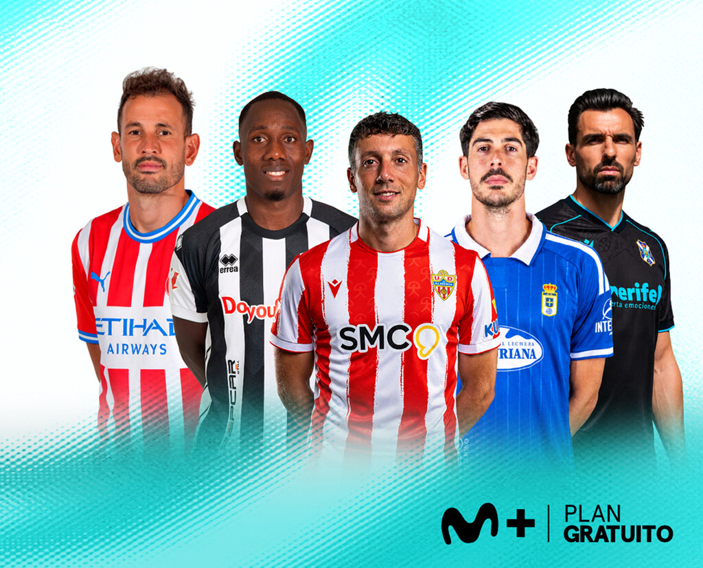 Movistar Plus hace historia en el fútbol: ofrecerá gratis una jornada entera de LaLiga Hypermotion