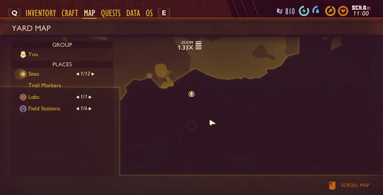 Grounded mapa y vídeo para encontrar Berry y los materiales Berry