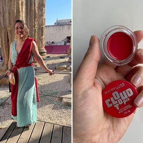 Probé el nuevo colorete de Maybelline en las condiciones extremas del Emérita Lvdica. Doce horas más tarde seguía intacto 
