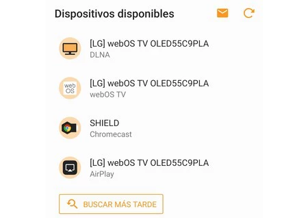 Dispositivos Compartir Pantalla