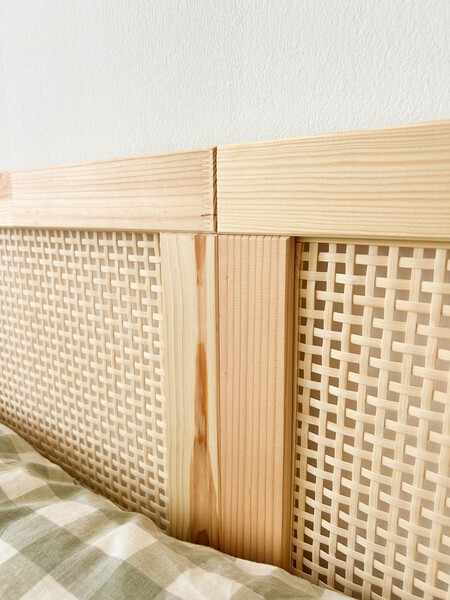 Cabecero Mimbre Ikea Hacerlo Facil Sin Obras Sin Taladro Bonito Rustico Decoracion Dormitorio
