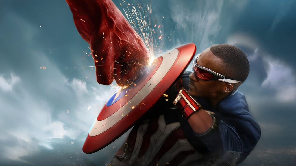 Eminem humilló al nuevo Capitán América de Marvel mucho antes que Thanos, Hulk Rojo o cualquier otro villano Eminem humilló al nuevo Capitán América de Marvel mucho antes que Thanos, Hulk Rojo o cualquier otro villano