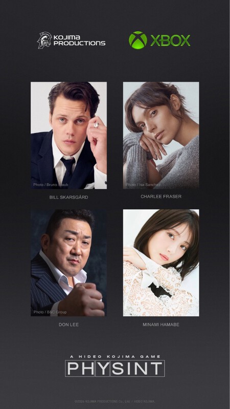 Elenco Cast Physint Hideo Kojima