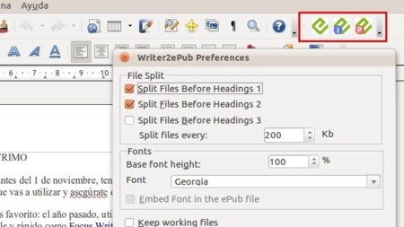 Convierte a ePub cualquier documento que abra OOo Writer con Writer2ePub