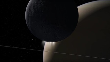 Grabación de audio de ondas de plasma de Saturno y Encélado
