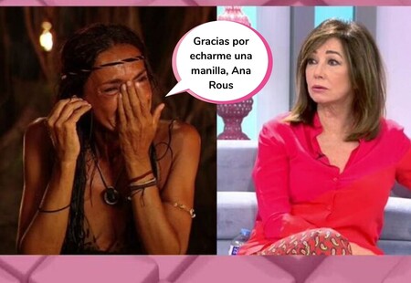 Ana Rosa Quintana para los pies al resto de colaboradores para defender a Olga Moreno: "¿Qué pasa, que no tiene derecho a hablar?"