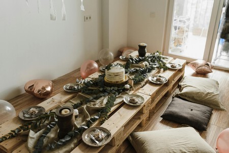 Eucalipto como centro de mesa